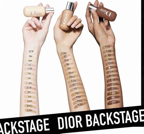 base dior backstage tonos|dior backstage foundation.